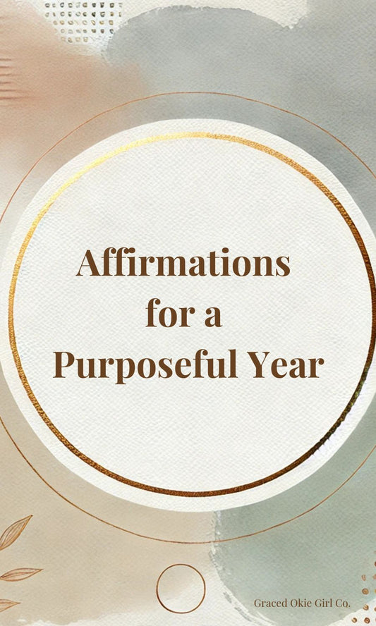 Affirmations, Purposeful, Year, 2025, Affirmations Cards, Faith, Encouragement, Positivity  